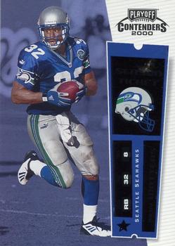 2000 Playoff Contenders #80 Ricky Watters Front