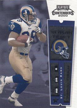 2000 Playoff Contenders #83 Marshall Faulk Front