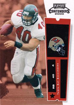 2000 Playoff Contenders #86 Mike Alstott Front
