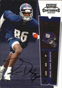 2000 Playoff Contenders #126 Ron Dixon Front
