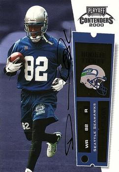 2000 Playoff Contenders #131 Darrell Jackson Front