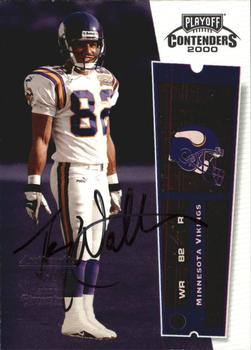 2000 Playoff Contenders #142 Troy Walters Front