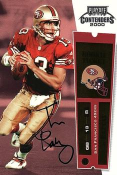 2000 Playoff Contenders #146 Tim Rattay Front