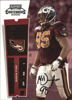 2000 Playoff Contenders #156 Marques Douglas Front