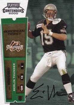2000 Playoff Contenders #165 Eric Kresser Front