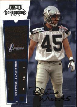 2000 Playoff Contenders #167 Blaine McElmurry Front