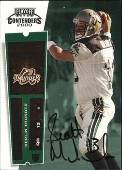 2000 Playoff Contenders #168 Scott Milanovich Front
