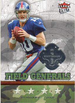 2007 Ultra - Field Generals #FG-EM Eli Manning Front