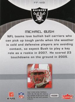 2007 Ultra - Fresh Faces #FF-MB Michael Bush Back