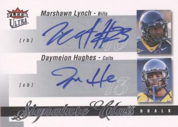 2007 Ultra - Signature Class Autographs Dual Retail #SCD-LH Marshawn Lynch / Daymeion Hughes Front
