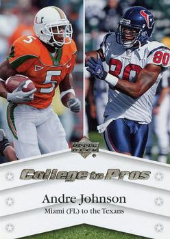 2007 Upper Deck - College to Pros #NTN-AJ Andre Johnson Front
