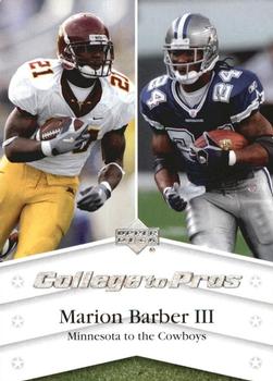 2007 Upper Deck - College to Pros #NTN-BA Marion Barber Front