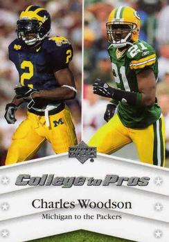 2007 Upper Deck - College to Pros #NTN-CW Charles Woodson Front