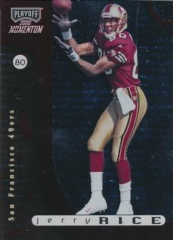 2000 Playoff Momentum #78 Jerry Rice Front
