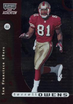 2000 Playoff Momentum #77 Terrell Owens Front