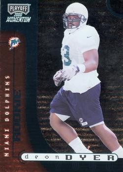 2000 Playoff Momentum #162 Deon Dyer Front