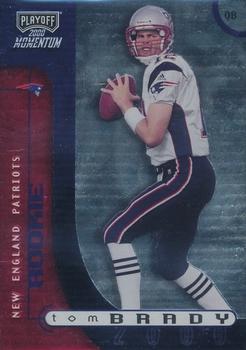 2000 Playoff Momentum #180 Tom Brady Front
