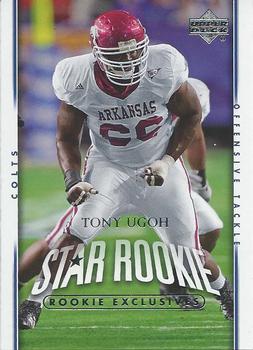2007 Upper Deck - Rookie Exclusives Star Rookies #232 Tony Ugoh Front