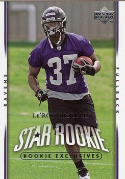 2007 Upper Deck - Rookie Exclusives Star Rookies #211 Le'Ron McClain Front