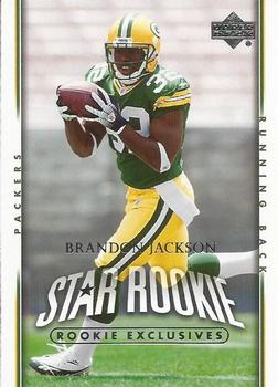 2007 Upper Deck - Rookie Exclusives Star Rookies #229 Brandon Jackson Front