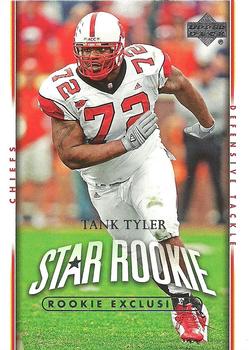 2007 Upper Deck - Rookie Exclusives Star Rookies #237 Tank Tyler Front