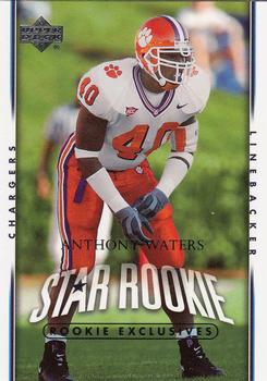 2007 Upper Deck - Rookie Exclusives Star Rookies #260 Anthony Waters Front