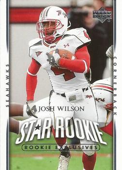 2007 Upper Deck - Rookie Exclusives Star Rookies #263 Josh Wilson Front