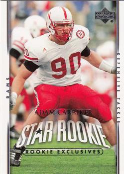 2007 Upper Deck - Rookie Exclusives Star Rookies #265 Adam Carriker Front