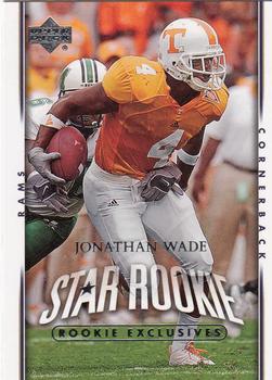 2007 Upper Deck - Rookie Exclusives Star Rookies #266 Jonathan Wade Front