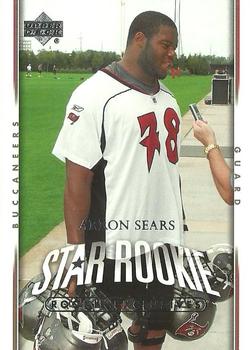 2007 Upper Deck - Rookie Exclusives Star Rookies #267 Arron Sears Front