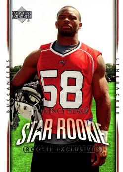 2007 Upper Deck - Rookie Exclusives Star Rookies #269 Quincy Black Front