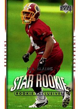 2007 Upper Deck - Rookie Exclusives Star Rookies #274 H.B. Blades Front