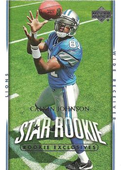 2007 Upper Deck - Rookie Exclusives Star Rookies #277 Calvin Johnson Front