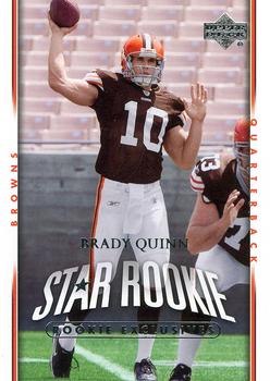 2007 Upper Deck - Rookie Exclusives Star Rookies #278 Brady Quinn Front