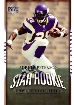 2007 Upper Deck - Rookie Exclusives Star Rookies #279 Adrian Peterson Front