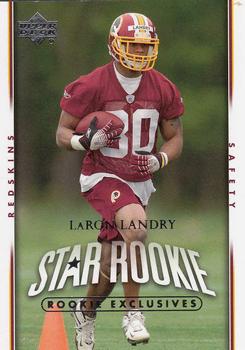 2007 Upper Deck - Rookie Exclusives Star Rookies #282 LaRon Landry Front