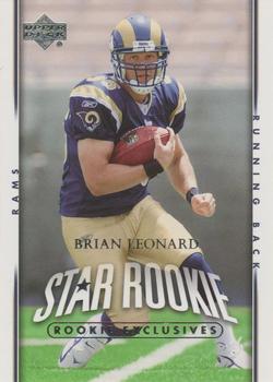 2007 Upper Deck - Rookie Exclusives Star Rookies #298 Brian Leonard Front