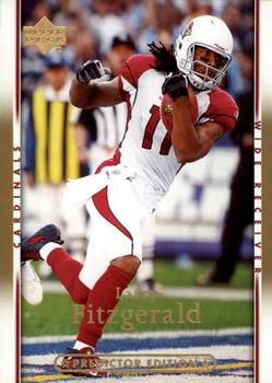 2007 Upper Deck - Gold Predictor Edition #4 Larry Fitzgerald Front