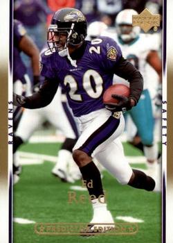 2007 Upper Deck - Gold Predictor Edition #12 Ed Reed Front