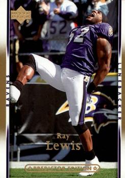 2007 Upper Deck - Gold Predictor Edition #17 Ray Lewis Front