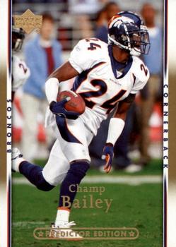 2007 Upper Deck - Gold Predictor Edition #60 Champ Bailey Front