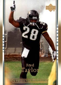 2007 Upper Deck - Gold Predictor Edition #88 Fred Taylor Front