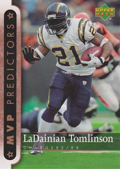 2007 Upper Deck - Predictors: NFL MVP #MVP-LT LaDainian Tomlinson Front