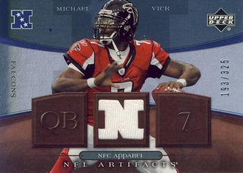 2007 Upper Deck Artifacts - AFC/NFC Apparel #NFC-MV Michael Vick Front