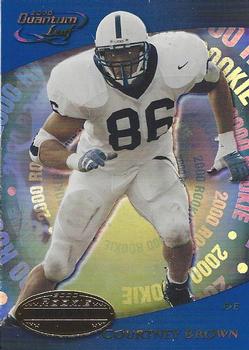 2000 Quantum Leaf #303 Courtney Brown Front