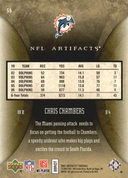 2007 Upper Deck Artifacts - Gold #56 Chris Chambers Back