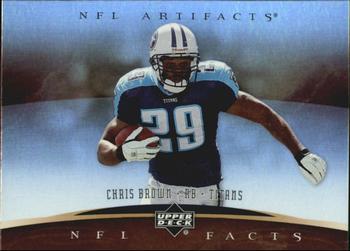 2007 Upper Deck Artifacts - NFL Facts #NF-CB Chris Brown Front
