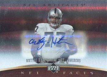 2007 Upper Deck Artifacts - NFL Facts Autographs #NF-AH Anttaj Hawthorne Front