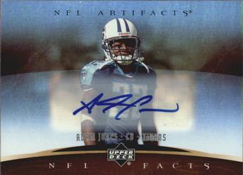 2007 Upper Deck Artifacts - NFL Facts Autographs #NF-AJ Adam Jones Front