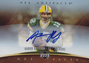 2007 Upper Deck Artifacts - NFL Facts Autographs #NF-AR Aaron Rodgers Front